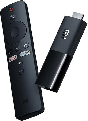 Xiaomi Mi TV Stick con control remoto Bluetooth con Google Assistant y botón de marcación rápida Netflix + Prime Video (Android TV 9.0 con Google Playstore, Smart Cast, Dolby, WiFi)
